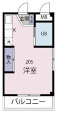 クロノス柿生の物件間取画像